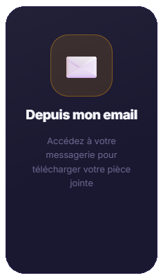 Écran d'envoi E-mail